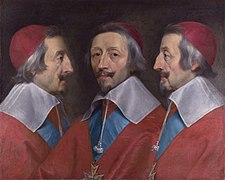 based on: Triple portrait of Cardinal de Richelieu 