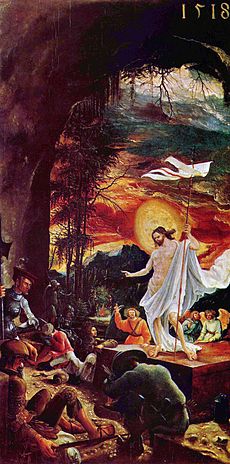 Die Auferstehung Jesu Christi von Altdorfer.