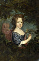 So-called portrait of Louise Françoise de Bourbon (1673-1743), detail of a portrait of Madame de Montespan and her children.