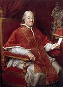 different from: Portrait of Pope Pius VI, Giovanni Angelo Braschi (1717-1799) 