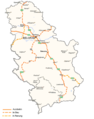 Motorways map