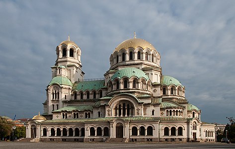 Alexander Nevsky Cathedral in Sofia, Bulgaria.