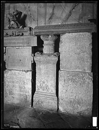 Udgravninger af castrum.  Fotografier af Albert Naef, 1903 (Vaud kantonale arkiver)