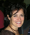 Estitxu Fernandez (1975-). TV presentator and journalist. Permission= This file is licensed under Creative Commons Attribution ShareAlike 2.0 License