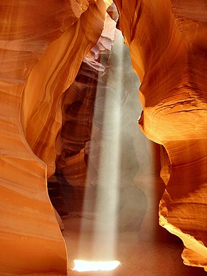 The Antelope Canyon in the USA,Arizona