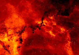 Close up shot of rosetta nebula. NASA image.