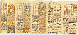 Dresden Codex, later identified as a Maya manuscript, published in part by Humboldt in 1810 (Source: Wikimedia)
