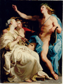 Apollo and two Muses