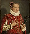 Giovanni Battista Moroni - Portret van een jonge vrouw.jpg