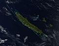 The island group of New Caledonia in 2012 (The islands right belongs to Vanuatu.)