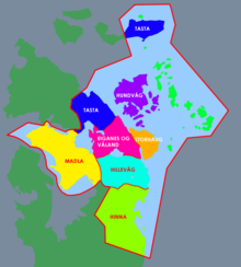 Bezirke von Stavanger