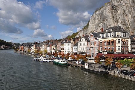 Dinant (Belgium): Meuse embankment