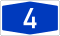 Bundesautobahn 4 number.svg