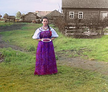 Girl with strawberries