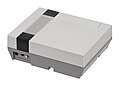 NES console back