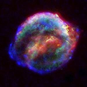 "X-ray, Optical & Infrared Composite of Kepler's Supernova Remnant"