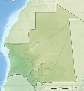 Lásd Mauritánia topográfiai térképén