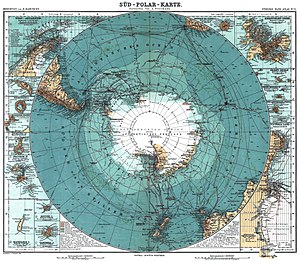 digital restoration of a historical map of antarctica (1912)