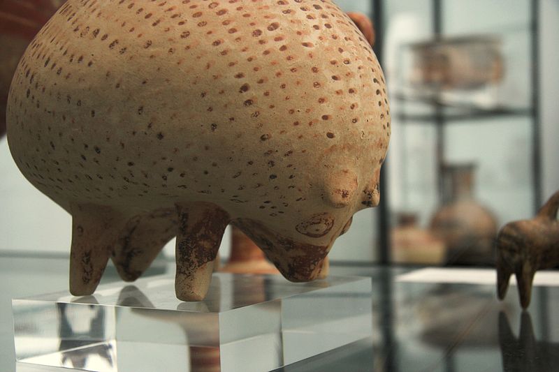 photograph of adorable ceramic hedgehog