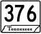 State Route 376 marker