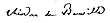 assinatura de Théodore de Banville