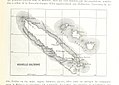 An old map of New Caledonia, published in 1876